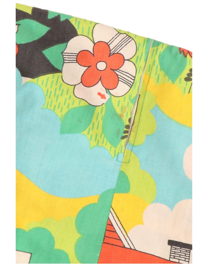 VINTAGE damska sukienka basic IT 42 średnia wielobarwna w kwiaty nowość