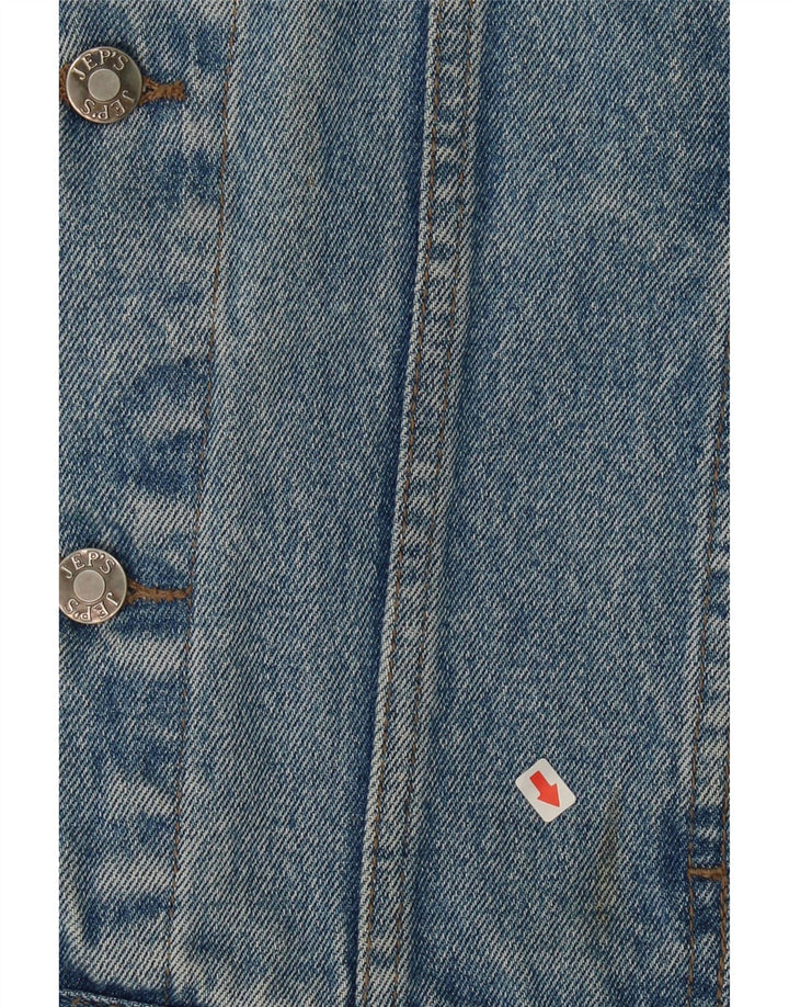 JEP'S Womens Denim Gilet UK 14 Medium Blue Vintage Jep's and Second-Hand Jep's from Messina Hembry 