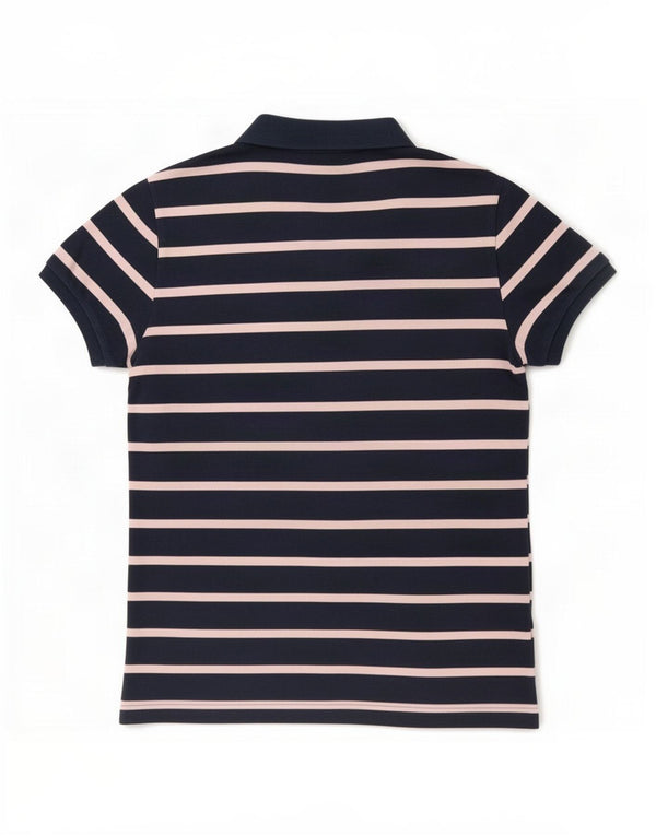 Damska koszulka polo Ralph Lauren UK 16, duża, bawełniana w granatowe paski