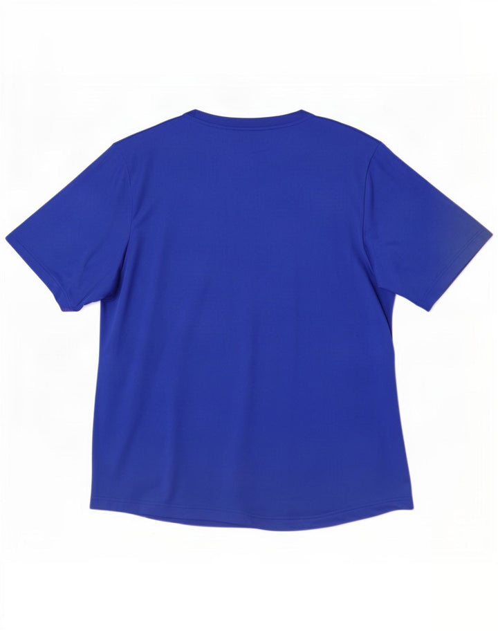 Adidas Męska koszulka Climalite Top XL Niebieski poliester