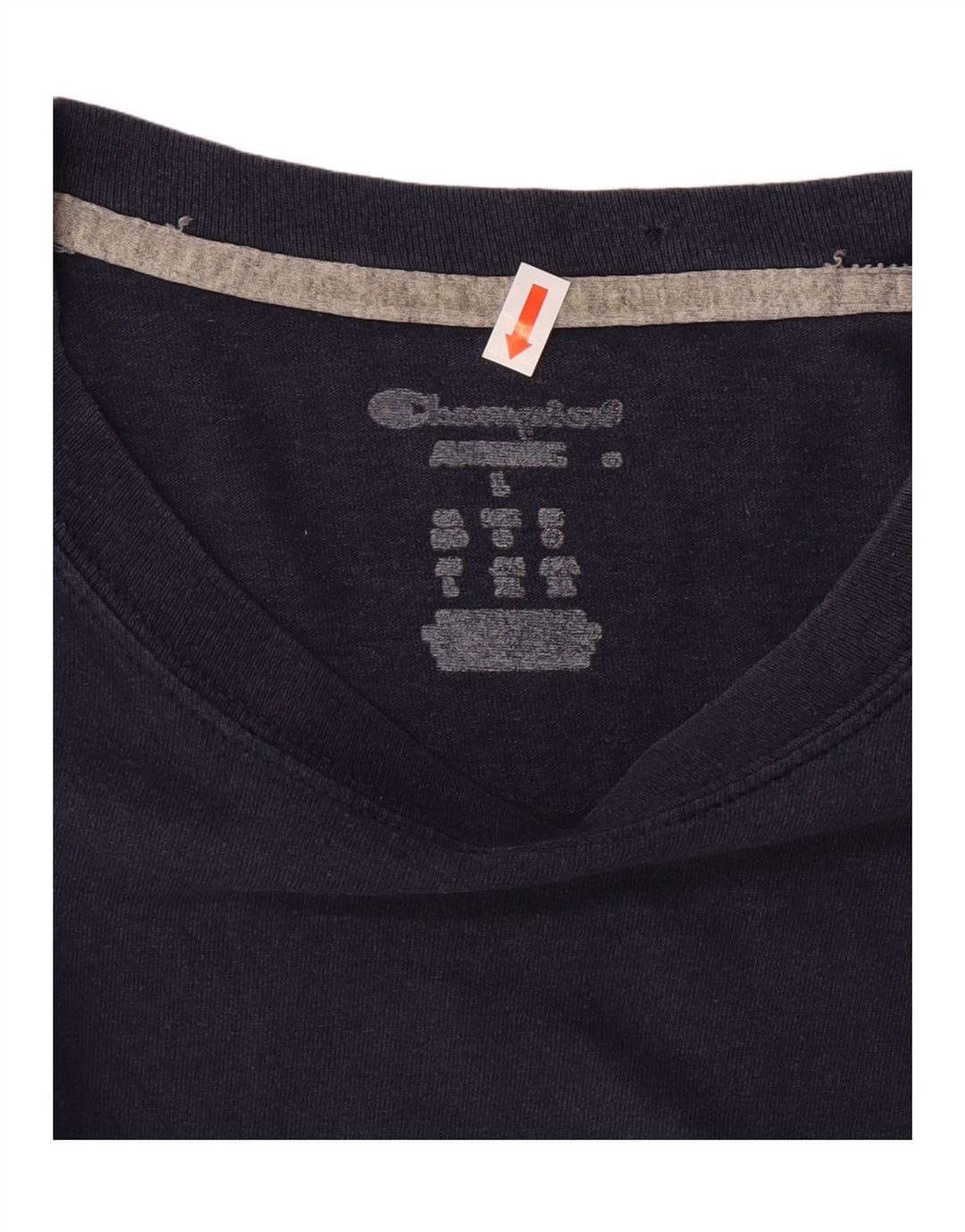 CHAMPION Mens T-Shirt Top Large Navy Blue Vintage Champion and Second-Hand Champion from Messina Hembry 