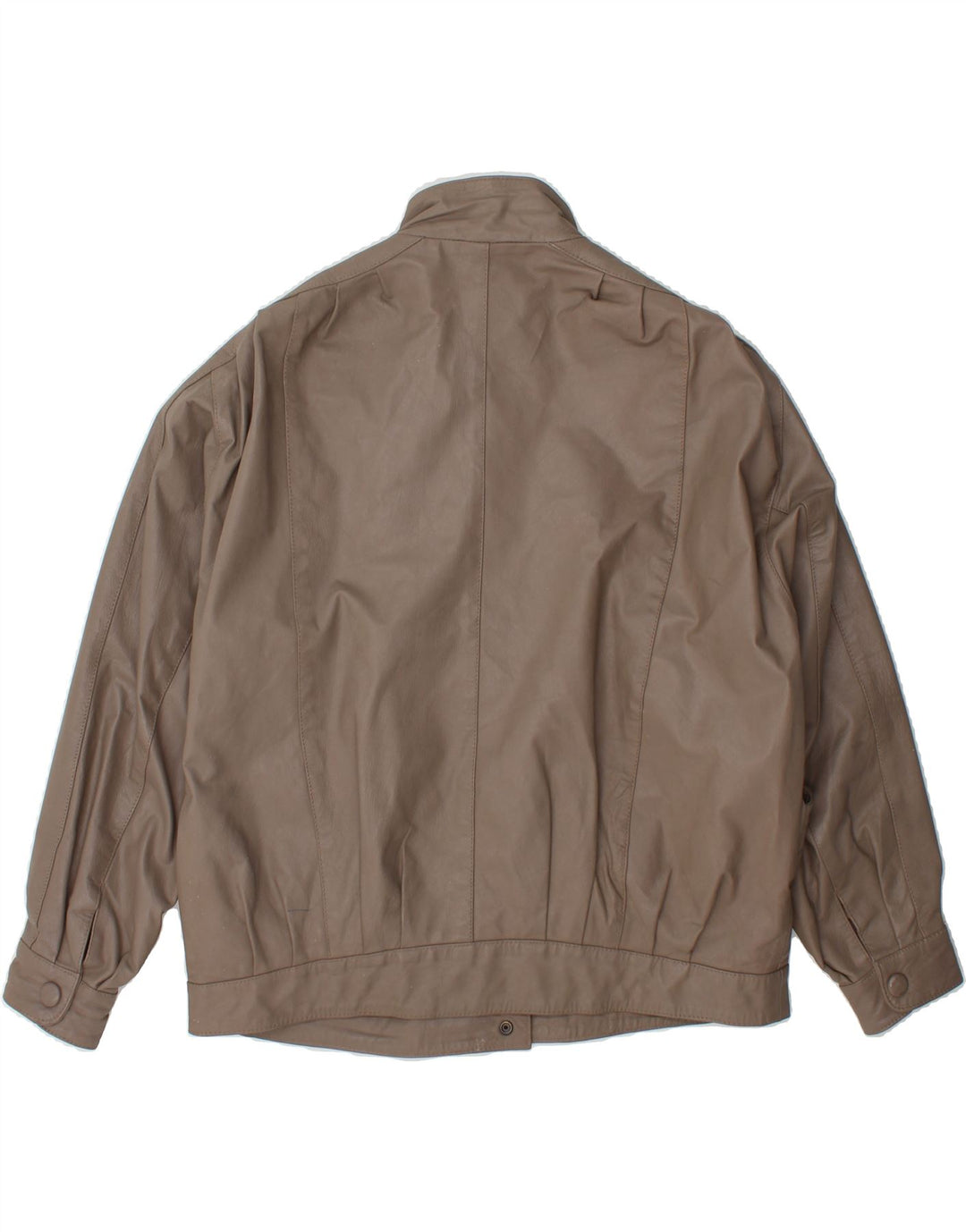 CLASSIC Womens Leather Jacket UK 18 XL Grey Leather Vintage CLASSIC and Second-Hand CLASSIC from Messina Hembry 