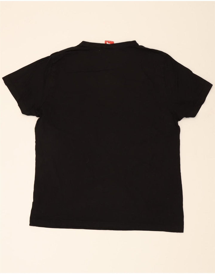 PUMA Mens Graphic T-Shirt Top XL Black Vintage Puma and Second-Hand Puma from Messina Hembry 