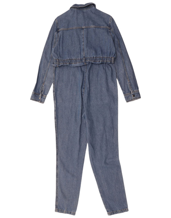 Damski kombinezon jeansowy Oversize z długim rękawem Topshop UK 10, mały niebieski