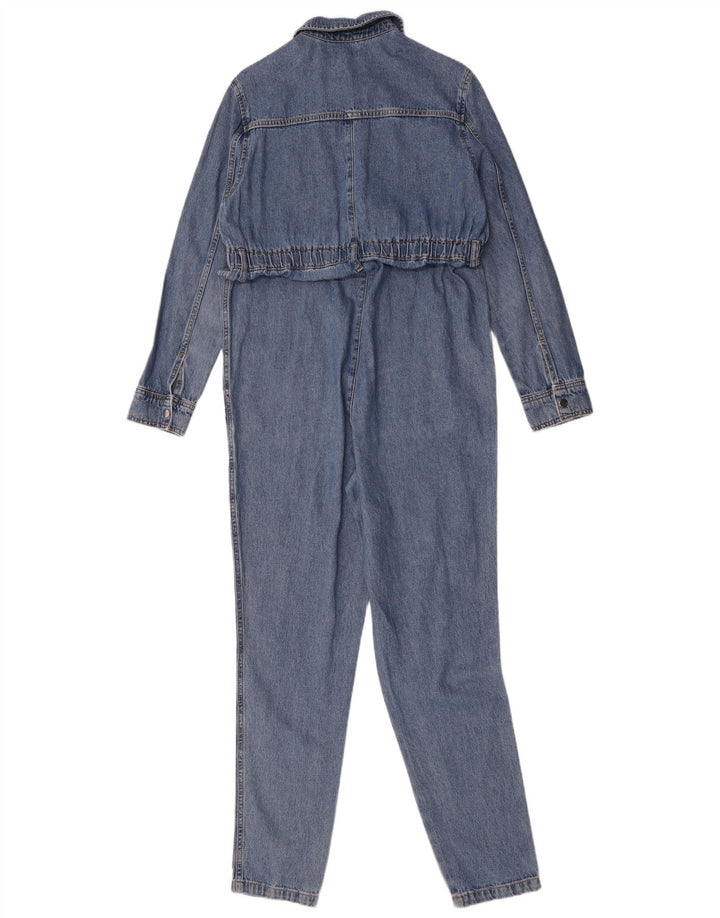 Damski kombinezon jeansowy Oversize z długim rękawem Topshop UK 10, mały niebieski