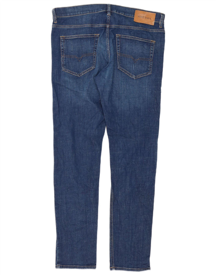 Męskie jeansy Diesel D-Luster Stretch W34 L32 Niebieska bawełna