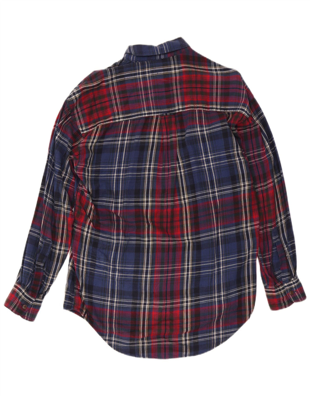 Koszula flanelowa męska Chaps Ralph Lauren, średnia, granatowa, bawełniana w kratę
