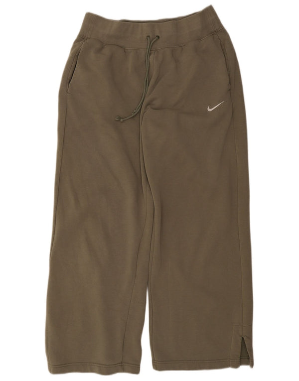 Damskie spodnie dresowe Nike UK 16, duże, zielone, bawełniane