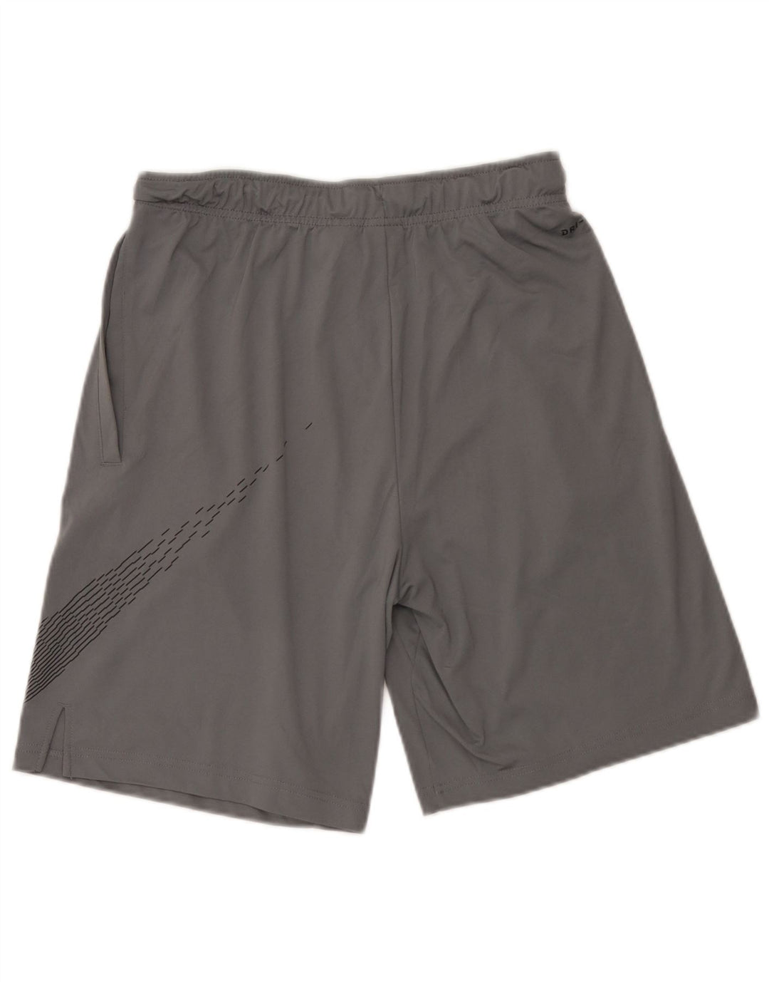 Męskie spodenki sportowe Nike Dri Fit Graphic, średnioszary poliester
