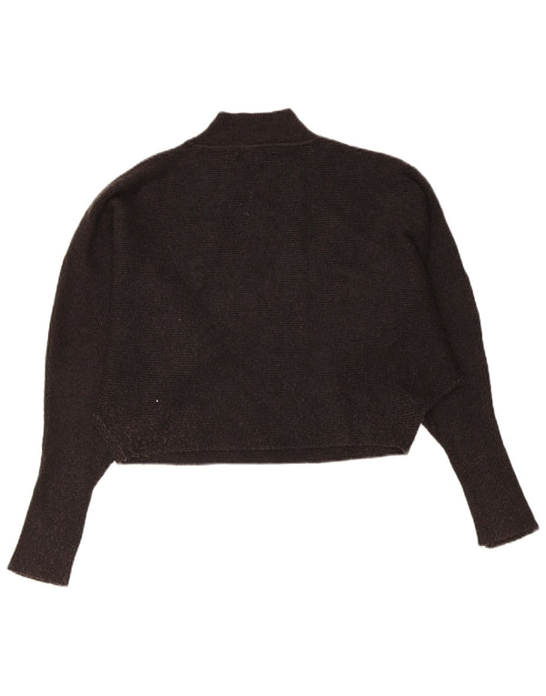 Sweter damski Zara z golfem UK 14, średni szary