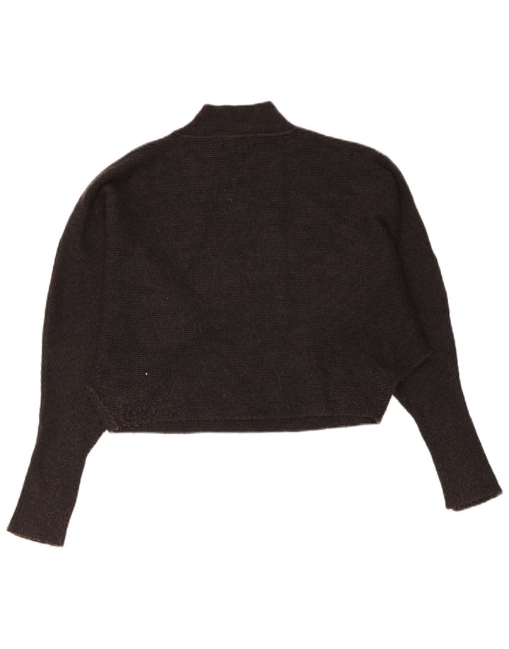 Sweter damski Zara z golfem UK 14, średni szary
