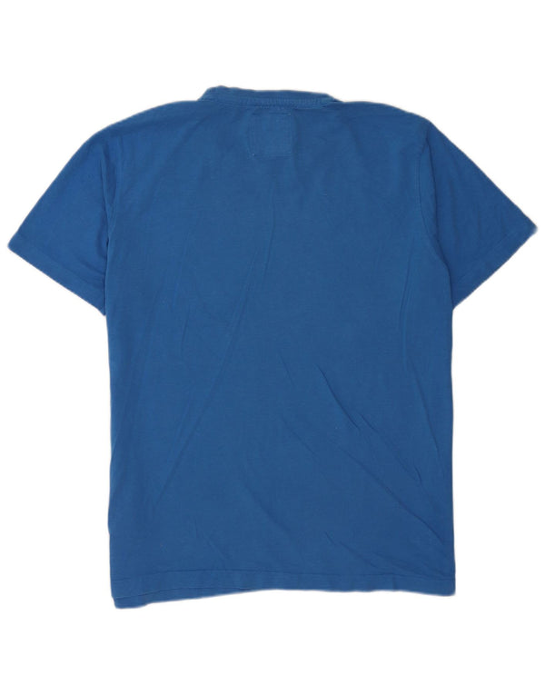 Crew Clothing Męska koszulka z krótkim rękawem, góra XL, niebieska bawełna