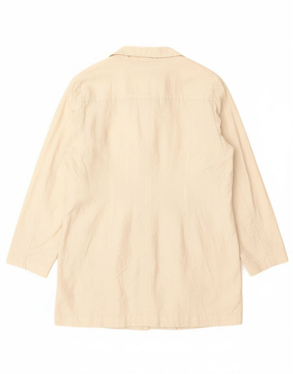 Damska sukienka koszulowa Vera Mont UK 18 XL złamanej bieli, jedwabiu w kwiaty