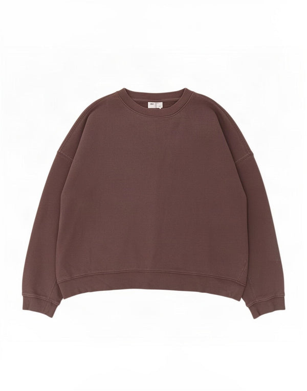 Damski sweter oversize Topshop, UK 14, średnioszary, bawełniany