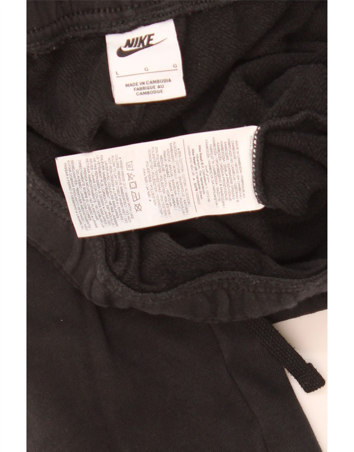 Męskie spodnie dresowe Nike, duże, czarne, bawełniane