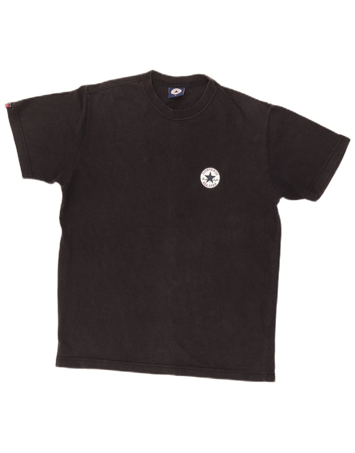Męski T-shirt z grafiką CONVERSE Chuck Taylor, średni czarny