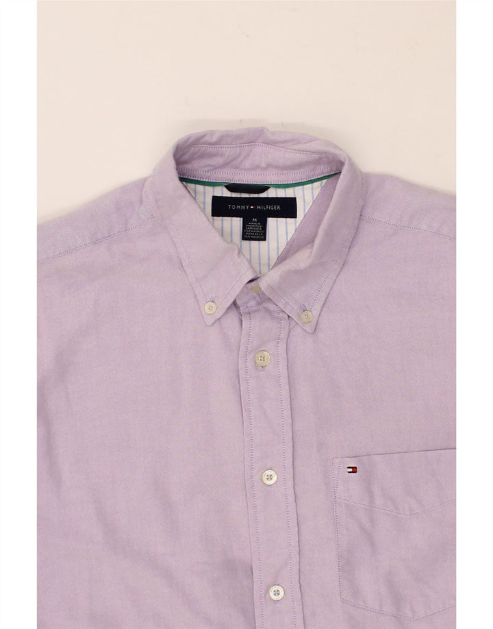 TOMMY HILFIGER Mens Shirt Medium Pink Cotton Vintage Tommy Hilfiger and Second-Hand Tommy Hilfiger from Messina Hembry 