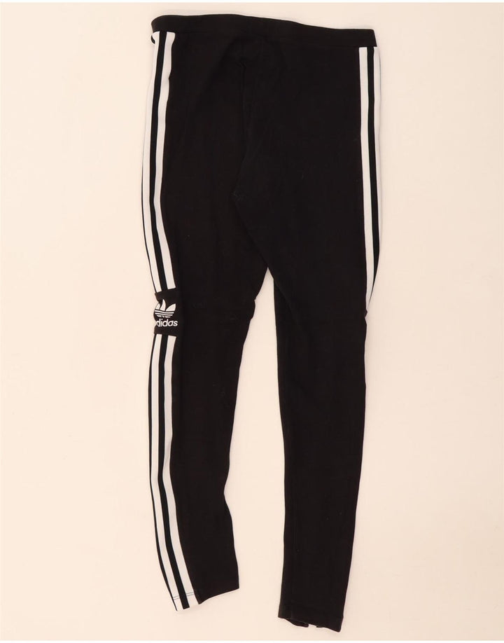 Legginsy damskie Adidas UK 12, średnie, czarne, bawełniane