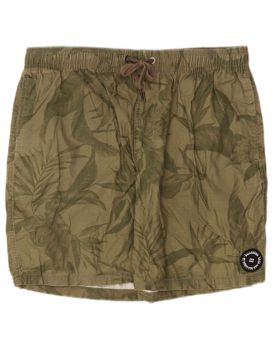 Męskie spodenki sportowe Billabong, średnie khaki, w kwiaty