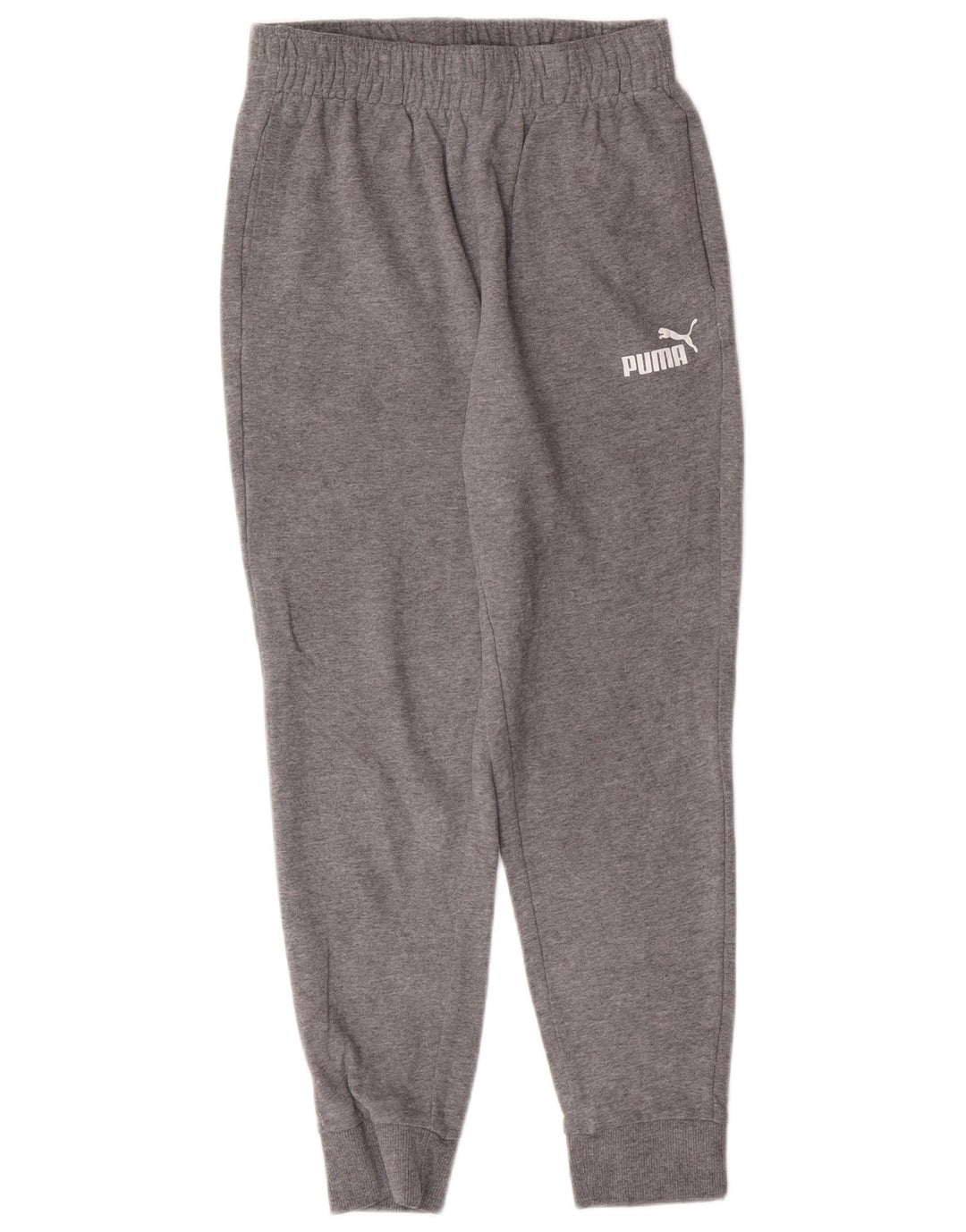 Chłopięce spodnie dresowe Puma Joggers 10-11 lat, średnio szara bawełna