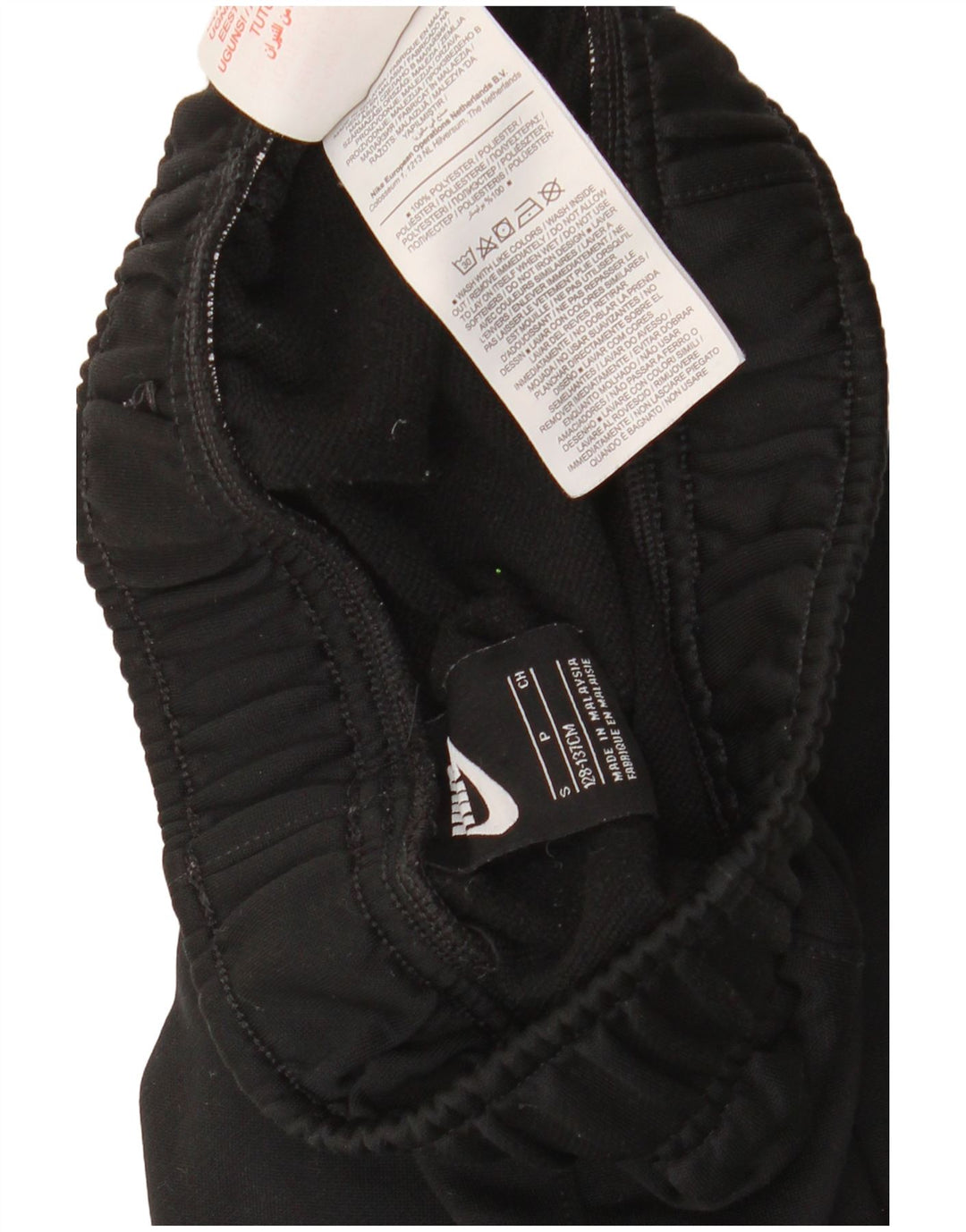 Chłopięce spodnie dresowe NIKE Joggery 8-9 lat, małe, czarne, poliestrowe