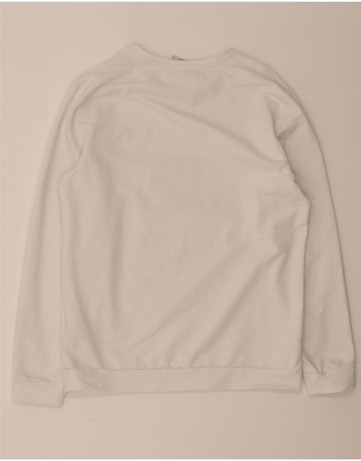 Męska bluza z grafiką Jack & Jones, duża, biała, bawełniana