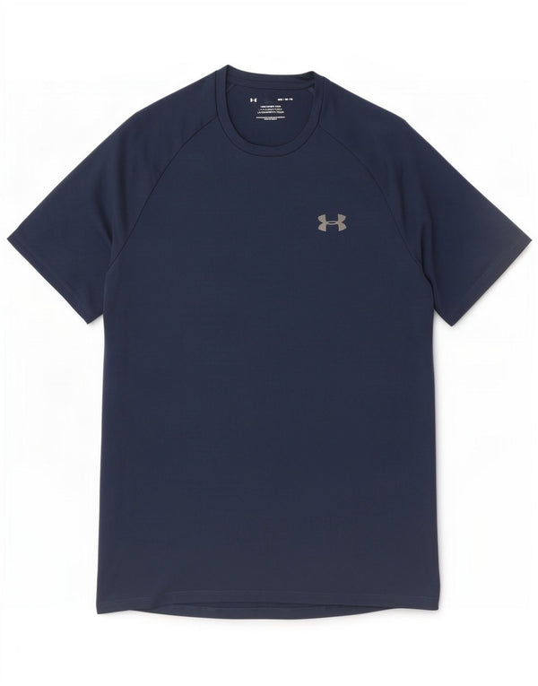 T-shirt męski Under Armour, średni, granatowy, poliester