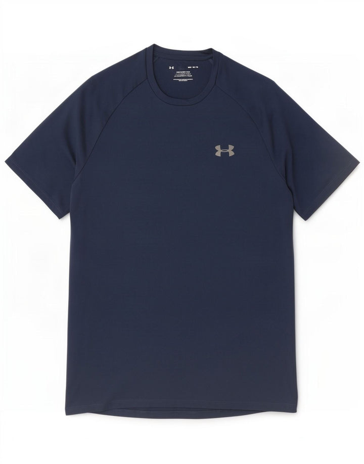 T-shirt męski Under Armour, średni, granatowy, poliester