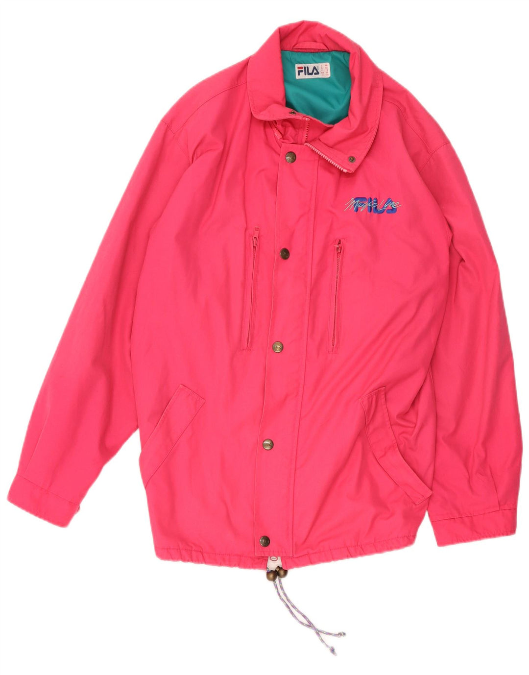 Damska kurtka wiatrówka Fila IT 46 Small Pink Polyester