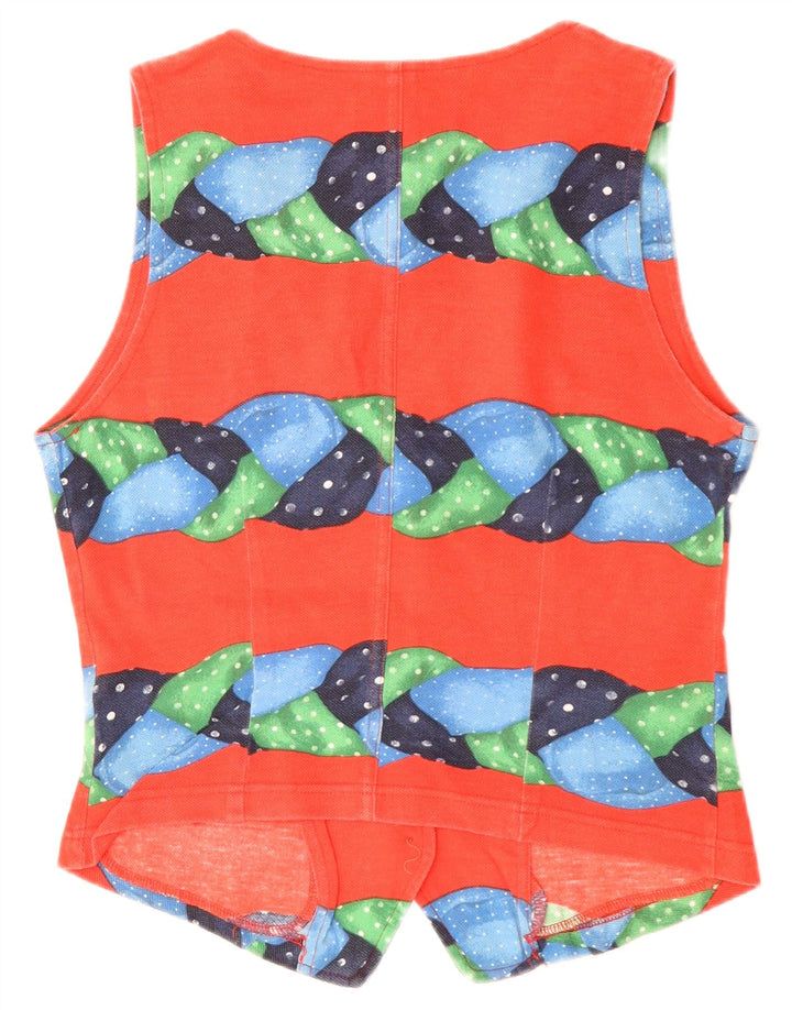 Kamizelka damska Johnny Lambs IT 42, bawełniana w średnie czerwone paski