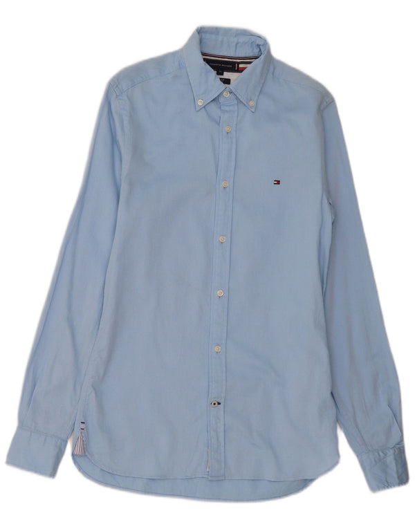 Koszula męska Slim Fit Tommy Hilfiger XS, niebieska, bawełniana