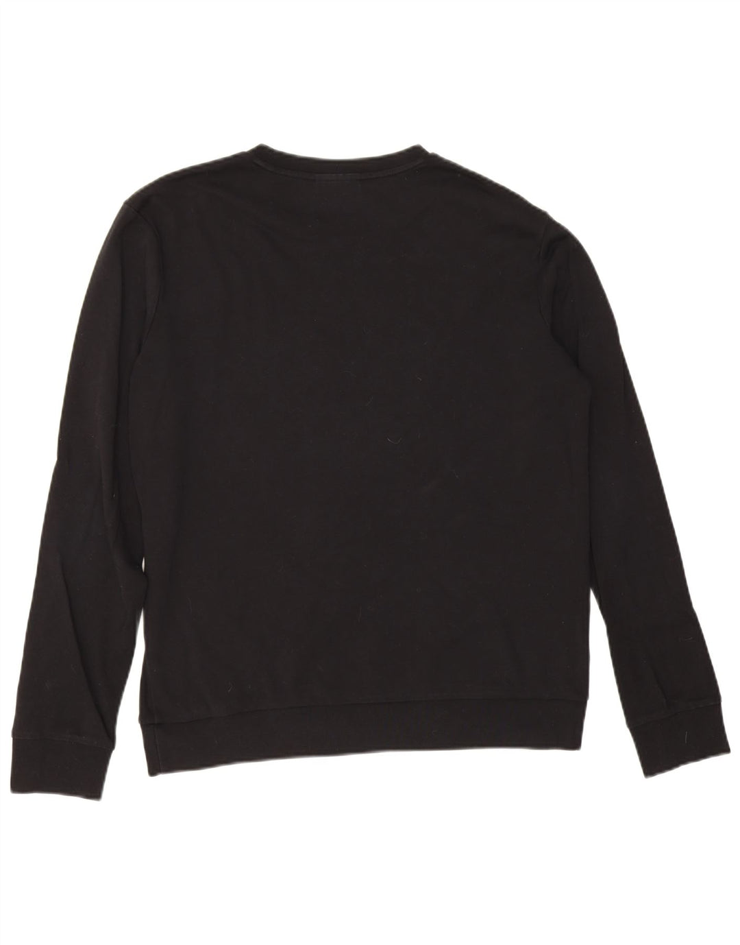 Męska bluza z grafiką Hugo Boss, duża, czarna, bawełniana