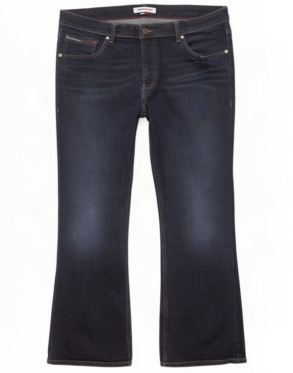 Tommy Hilfiger Womens Ryan Regular Bootcut Jeans W38 L30 Navy Blue Cotton