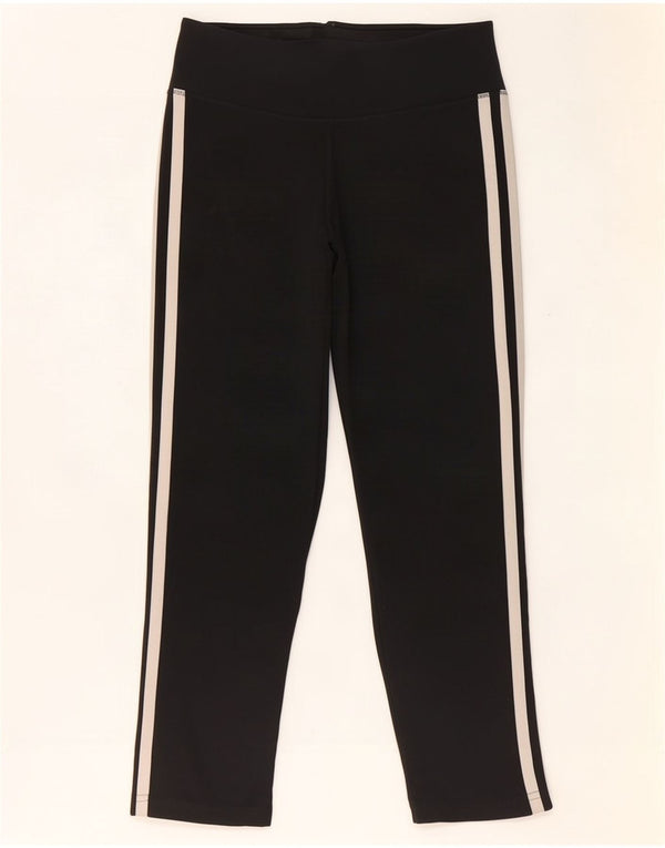 Legginsy Adidas Damskie Climalite Capri UK 8/10 Małe Czarne Poliester