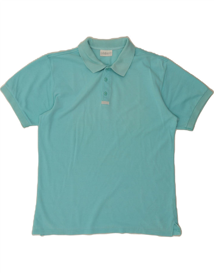 ADIDAS Mens Polo Shirt Large Blue Vintage Adidas and Second-Hand Adidas from Messina Hembry 
