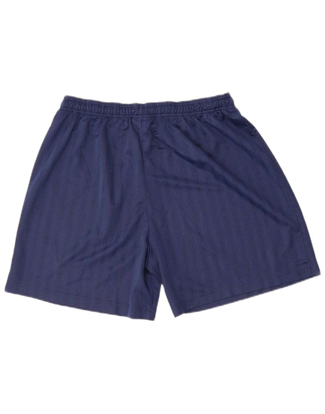 Męskie spodenki sportowe Umbro XL, granatowe, poliestrowe w prążki