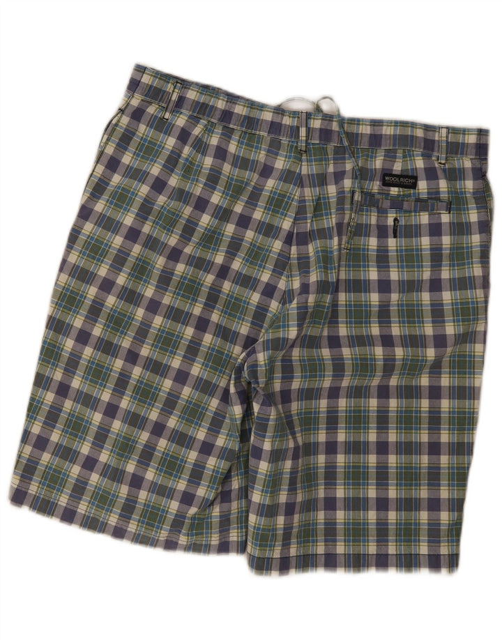 Męskie szorty Chino Regular W38 XL Woolrich, bawełniana krata