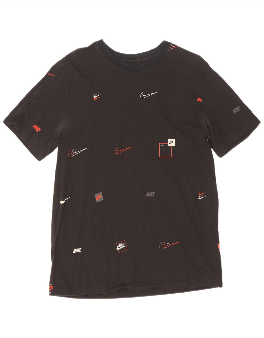 Męski T-shirt z grafiką Nike, duży, czarny, bawełniany