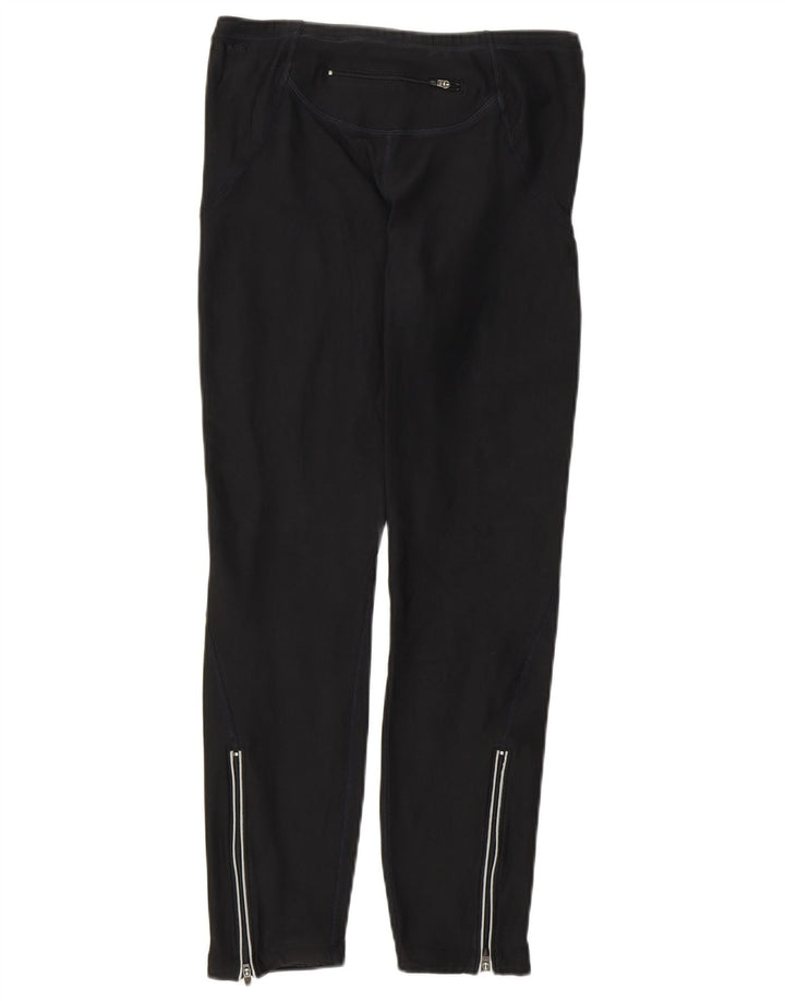 Damskie legginsy Nike UK 10/12, średnie, czarne, poliestrowe, sportowe