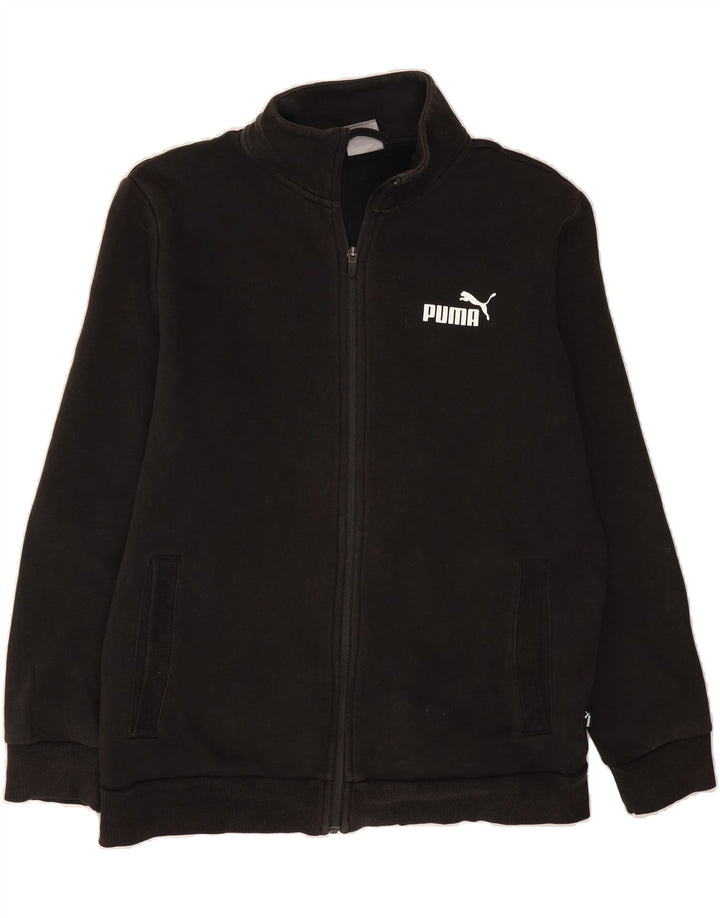 PUMA Mens Tracksuit Top Jacket Medium Black Cotton Vintage Puma and Second-Hand Puma from Messina Hembry 