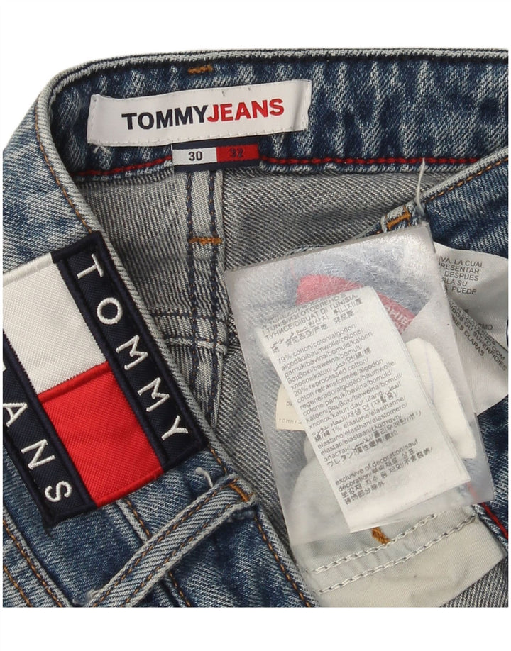 Damskie jeansy rozkloszowane Tommy Hilfiger W30 L32 Niebieskie bawełniane