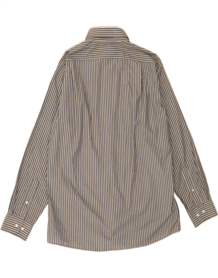 DOCKERS Mens Shirt Size 15 1/2 Medium Grey Pinstripe Cotton Vintage Dockers and Second-Hand Dockers from Messina Hembry 