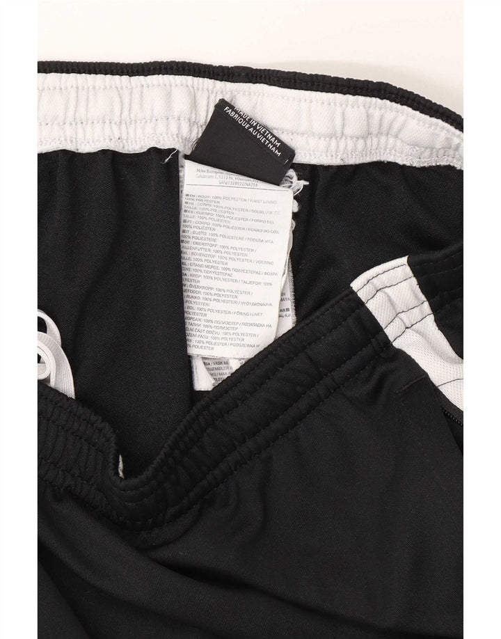 Damskie spodnie dresowe Nike UK 8, małe, czarne, poliestrowe, sportowe