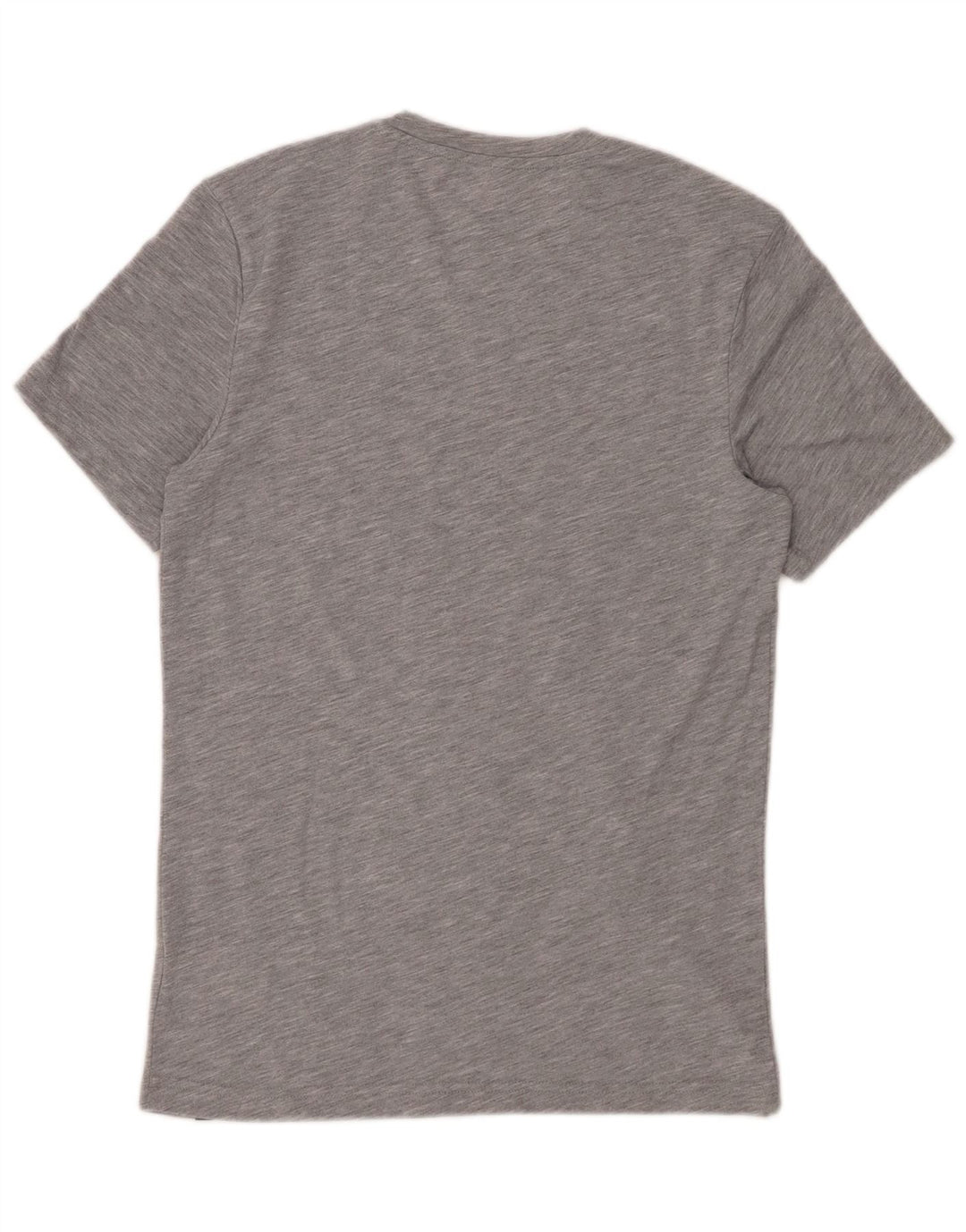 Męski T-shirt z grafiką REEBOK, mały, szary, nakrapiany poliester