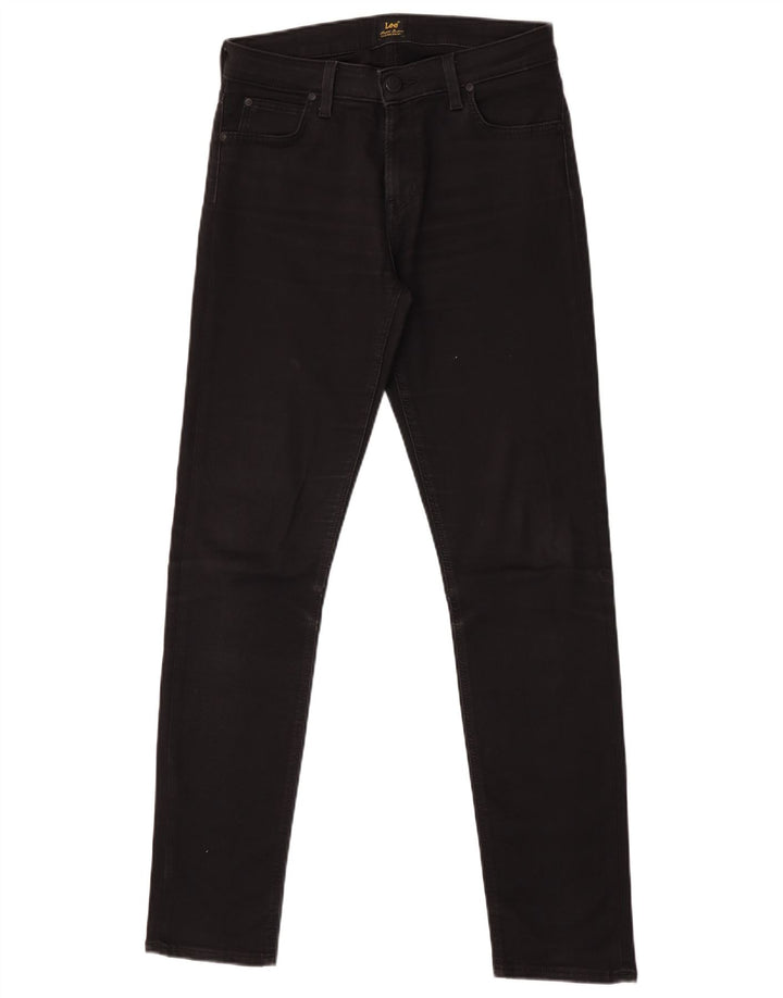 Damskie jeansy Lee Elly Slim W29 L33 Czarne bawełniane