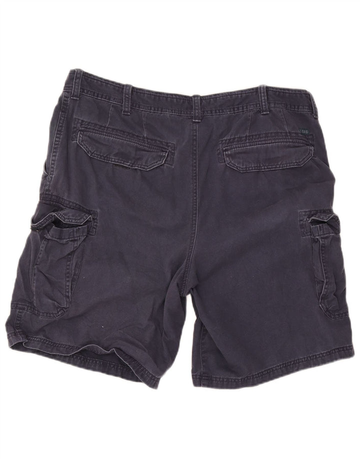 Męskie spodenki cargo Izod W38 XL, granatowe, bawełniane