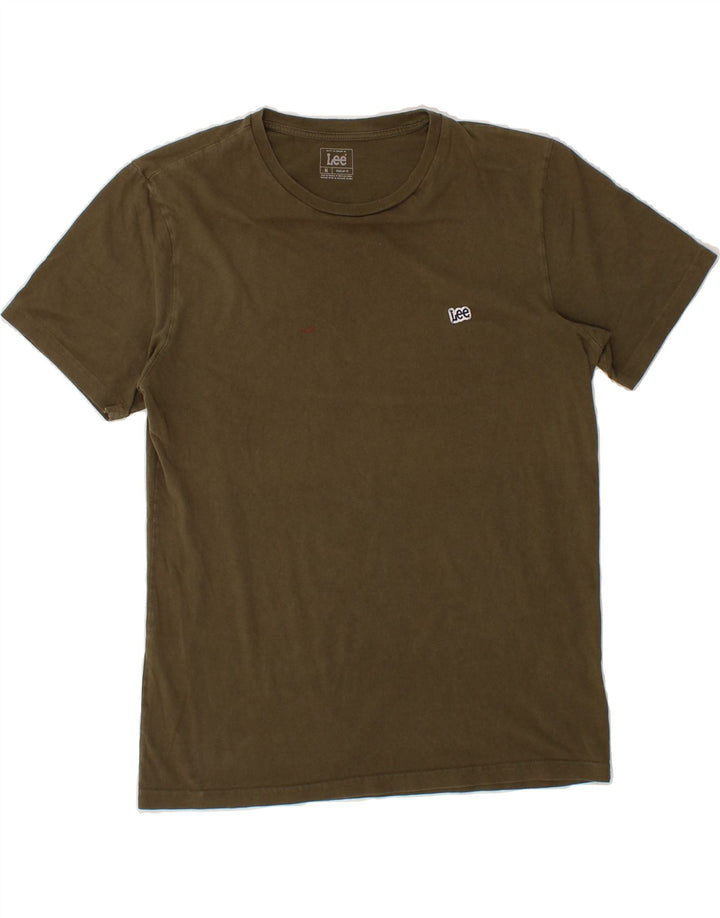LEE Mens Regular Fit T-Shirt Top Medium Green Cotton Vintage Lee and Second-Hand Lee from Messina Hembry 