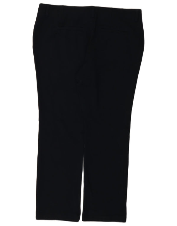 Damskie proste spodnie Lee US 16 2XL W38 L29 Granatowy Rayon