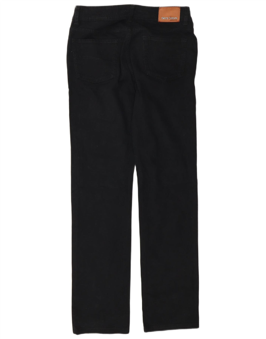 Damskie proste dżinsy Henry Cottons W27 L30 Czarna bawełna