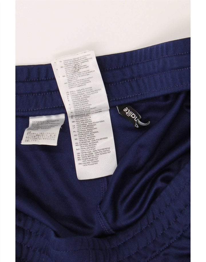 Męskie spodnie dresowe Adidas Climalite, duże, granatowe, z poliestru